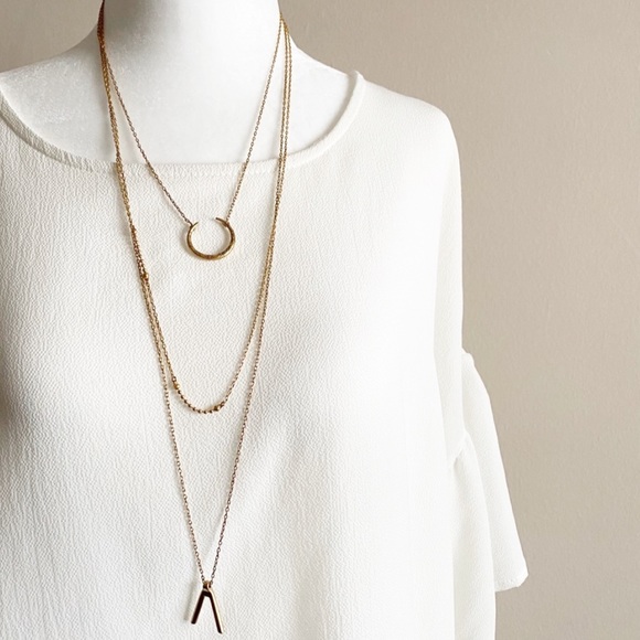 Madewell Jewelry - sale | madewell | halfmoon layering necklace